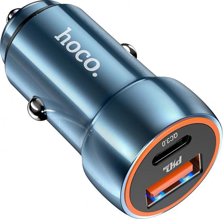 Produktbild Hoco Z46A, 20W, 3A, 1 x USB-A - 1 x USB-C, blau