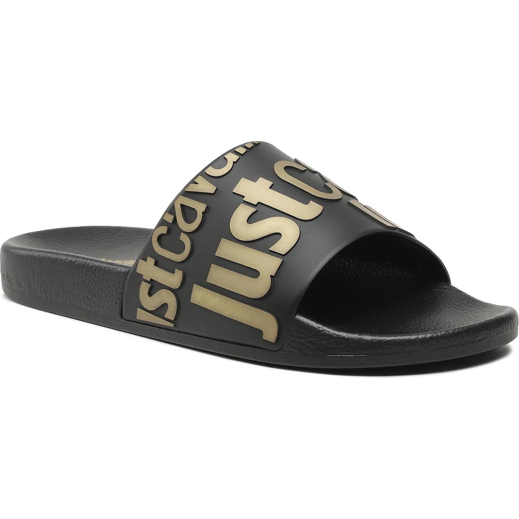 Just Cavalli, Damen, Hausschuhe, slides für en fondo pool dis. 2, Schwarz, (36)
