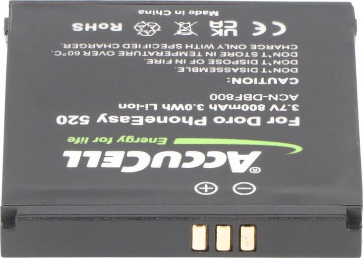 Actual product image Doro Battery 520, DBF-800A, DBF-800B, DBF-800C, DBF-800D, DBF-800E