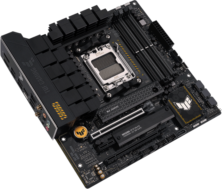Produktbild ASUS TUF GAMING B650M-PLUS WIFI (AM5, AMD B650M, mATX)