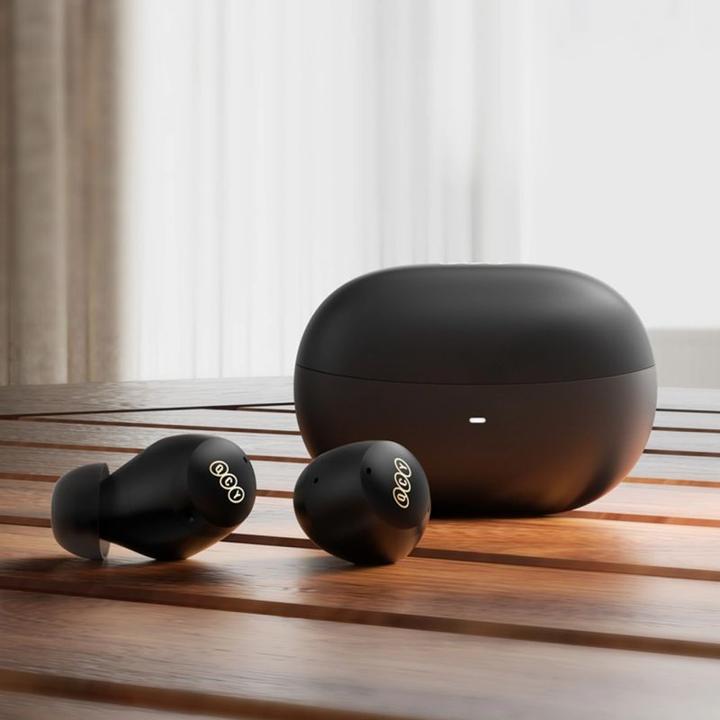 Produktbild QCY Wireless Earphones TWS HT07 ANC (black) (ANC, 8 h, Kabellos)