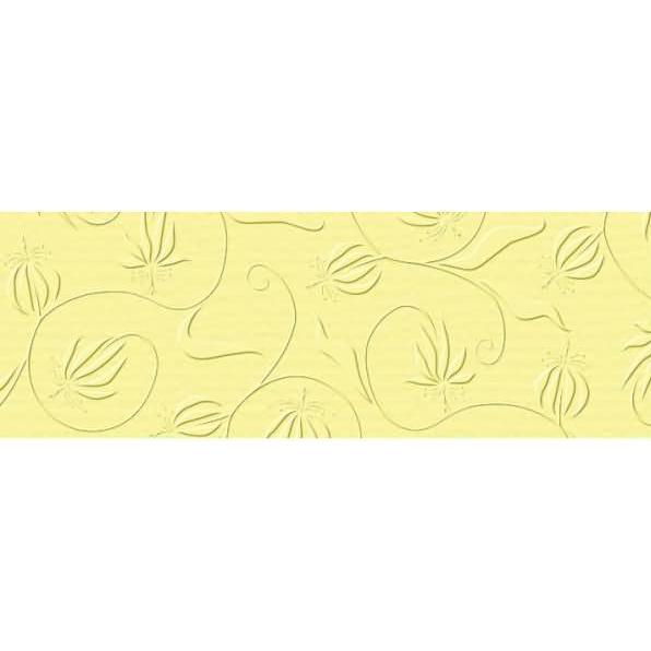 Ursus, Bastelpapier, Prägekarton Elegance 220g/qm 23x32cm VE=5 Blatt Nostalgie hellgelb (220 g/m², 5 x)