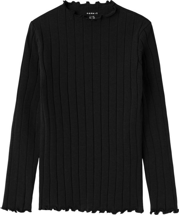 Name it Top a coste con maniche lunghe