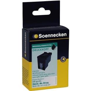 Soennecken, Druckerpatrone, Tintenpatrone 81174 wie HP CC654AE 901XL schwarz - Tintenpatrone - Schwarz
