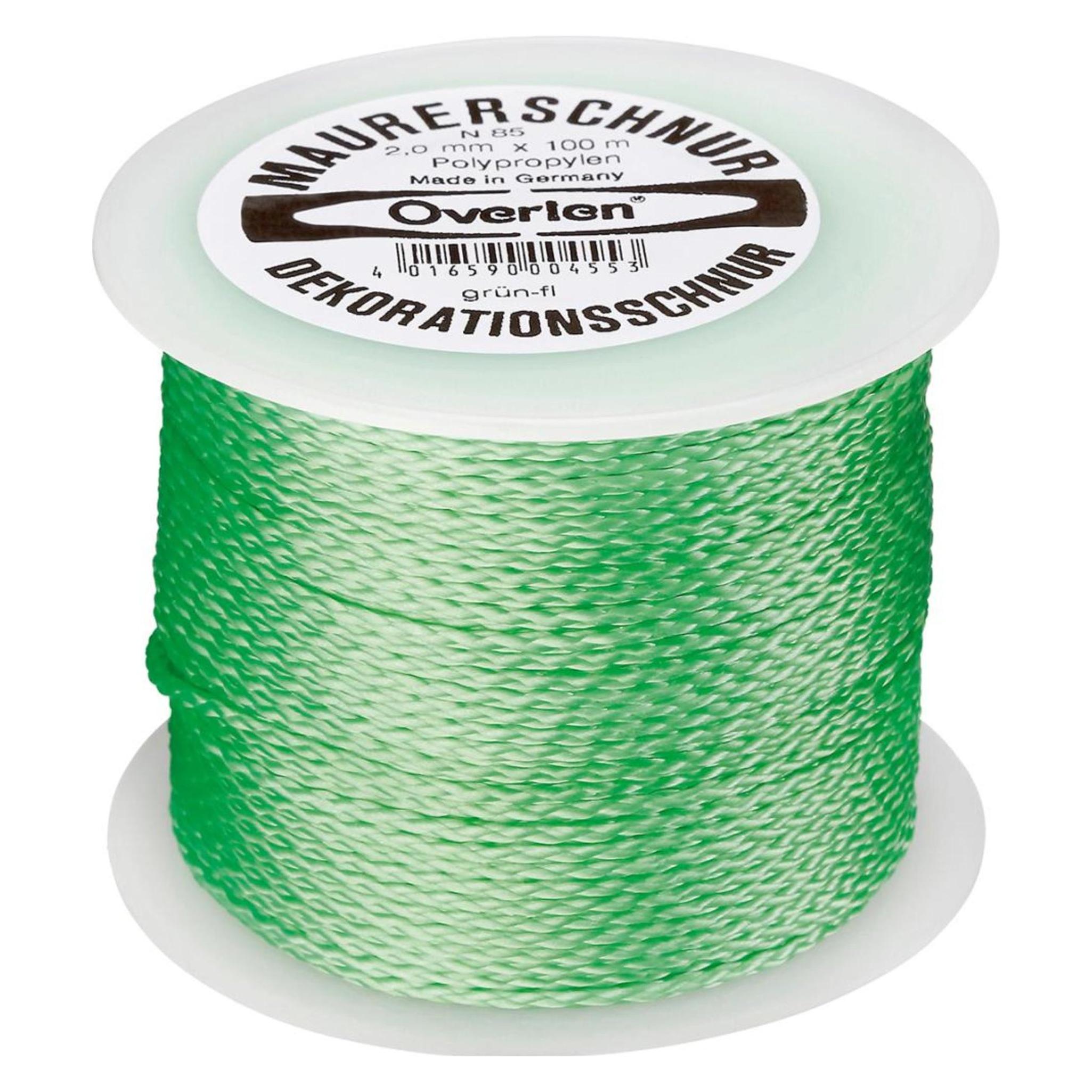 Overmann, Touwen, Metselkoord Polypropyleen. 2, 0 Mm, 100 M Groen (100 m)