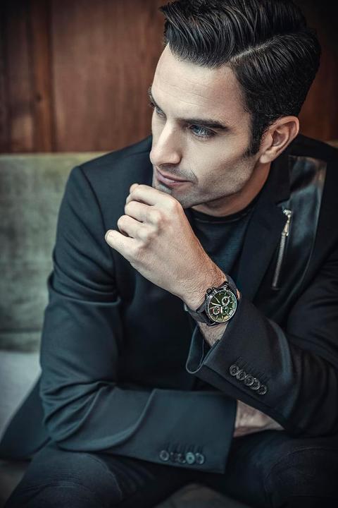 Immagine prodotto Orphelia Eddington Mens MultiDial Watch with Leather Bracelet (44 mm)