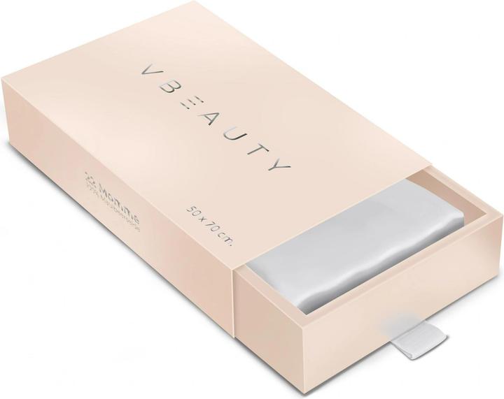 Actual product image VBEAUTY Seidenkissenbezug 65 X 100 Cm Creme (Pillowcase, 65 x 100 cm)