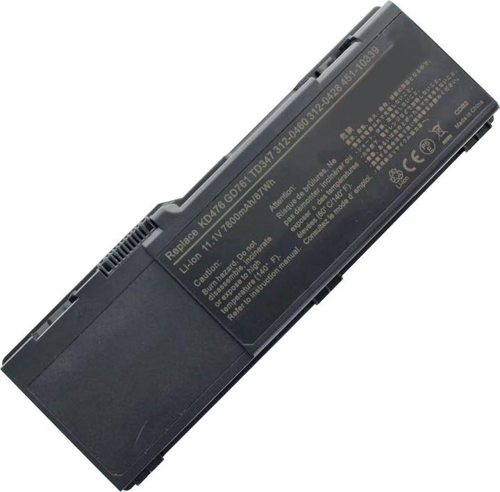 Actual product image Dell Akku Inspiron 6400, E1501, E1505 (9 cubicles, 7800 mAh)
