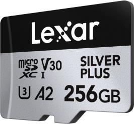 Immagine prodotto Lexar Professionale Silver Plus (256 GB, microSDXC, U3, UHS-I)