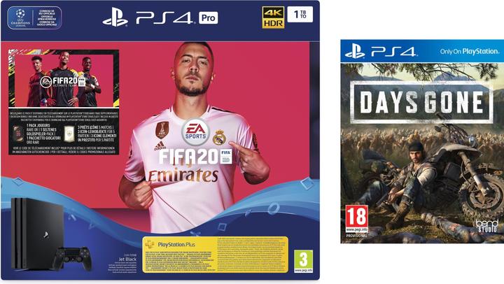 Produktbild Sony Playstation 4 Pro: FIFA 20 + Days Gone