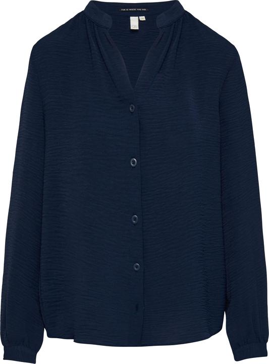 Produktbild s.Oliver Bluse Durchgeknöpfte Bluse aus Crêpe (36)