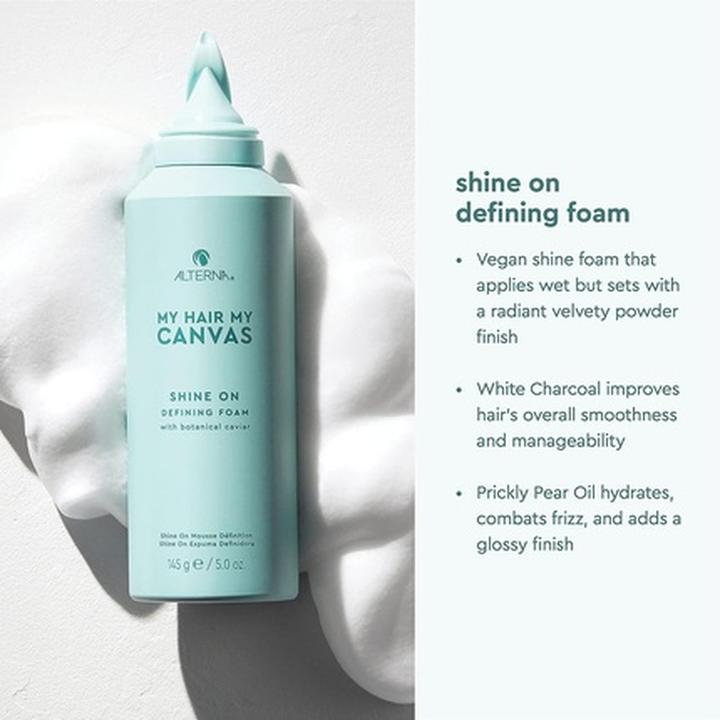 Actual product image Alterna My Hair My Canvas - Shine On Defining Foam (145 ml, Foaming agent)