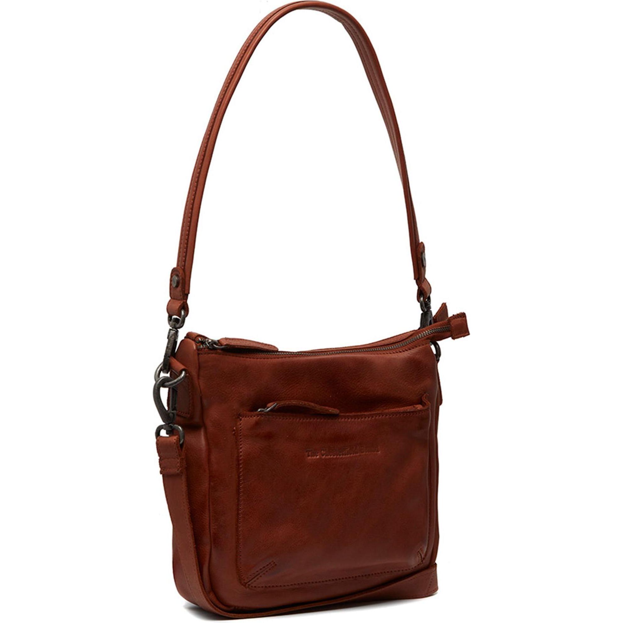 The Chesterfield Brand, Handtasche, Caroline Schultertasche Leder 23 cm, Braun