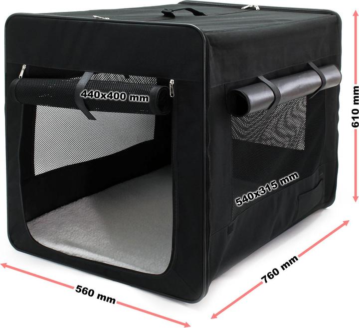 Actual product image Fudajo Transport box (Dog, Foldable)