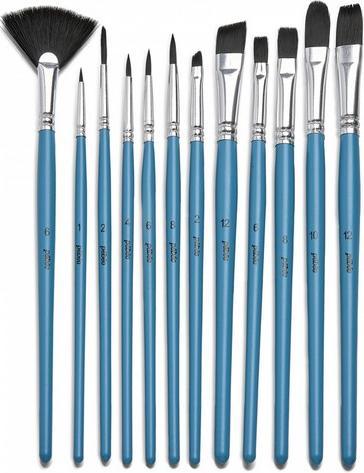 Actual product image Pebeo 12 different aqua brushes