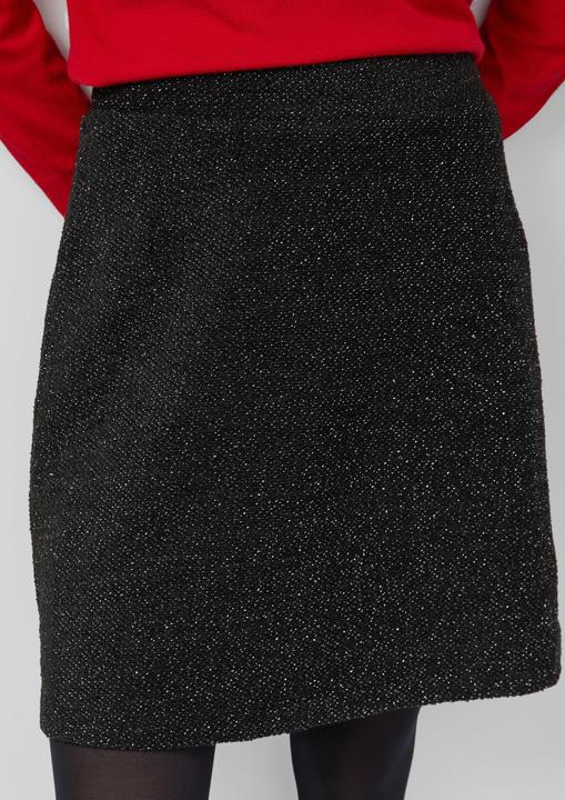 Produktbild s.Oliver Rock Kurzer Strickrock mit Glitzergarn (48)