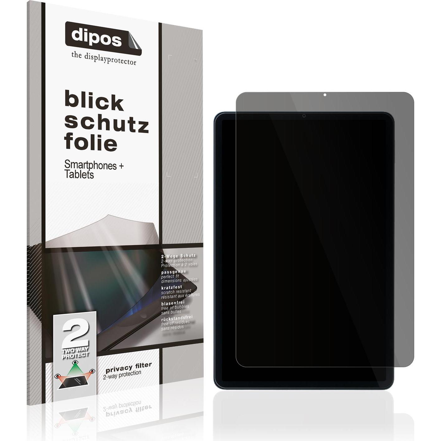 Dipos Blickschutzfolie 2-Way Anti-Shock (1 Stück, Xiaomi Pad 5), Tablet Schutzfolie
