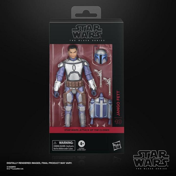 Produktbild Hasbro Star Wars Episode II Black Series Actionfigur Jango Fett 15 cm