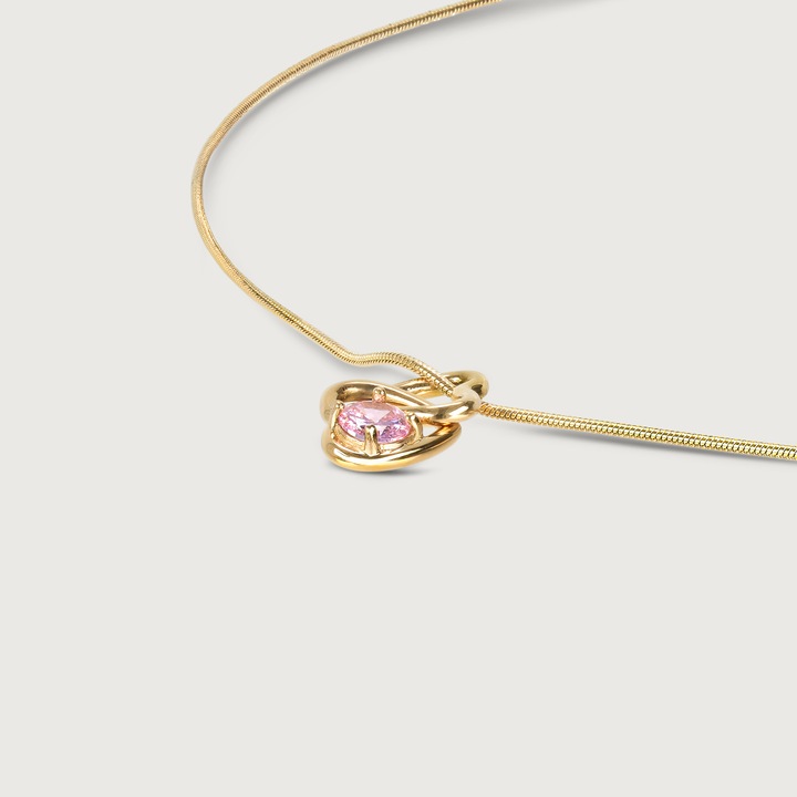Produktbild Hey Harper Locked Love Charm (14k Gold plattiert Edelstahl und PVD-Beschichtung)