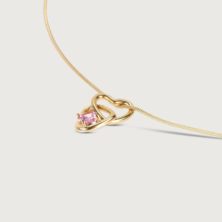 Produktbild Hey Harper Locked Love Charm (14k Gold plattiert Edelstahl und PVD-Beschichtung)