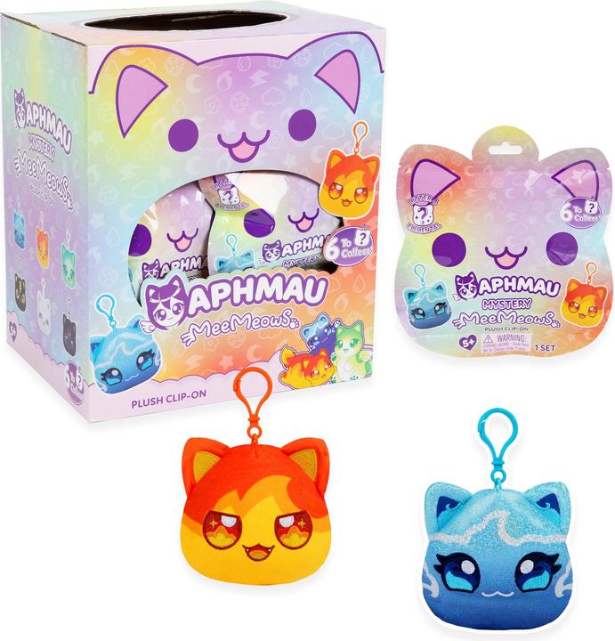 Actual product image Aphmau Catface Plush Clip-On (Elemental) (12.90 cm)