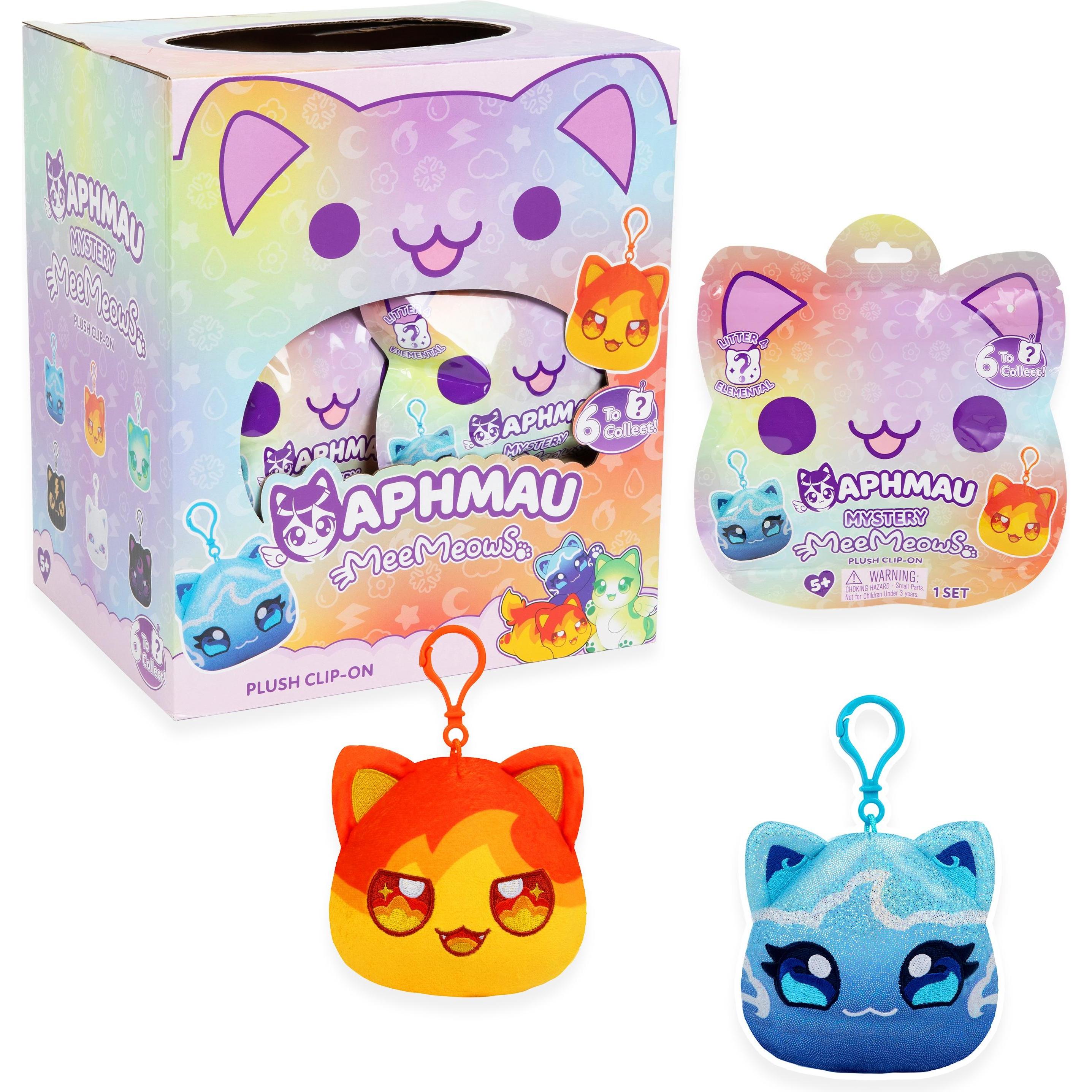 Aphmau Catface Plush Clip-On (Elemental) (12.90 cm)