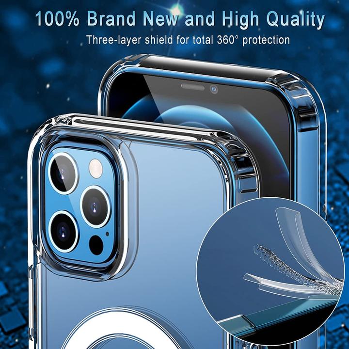 Produktbild PhoneLook Hülle iPhone 13 mini Gummi transparent MagSafe kompatibel (Apple iPhone 13 mini)