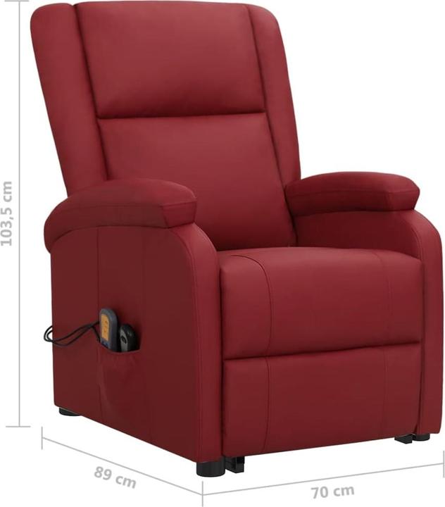 Actual product image vidaXL Electric massage chair