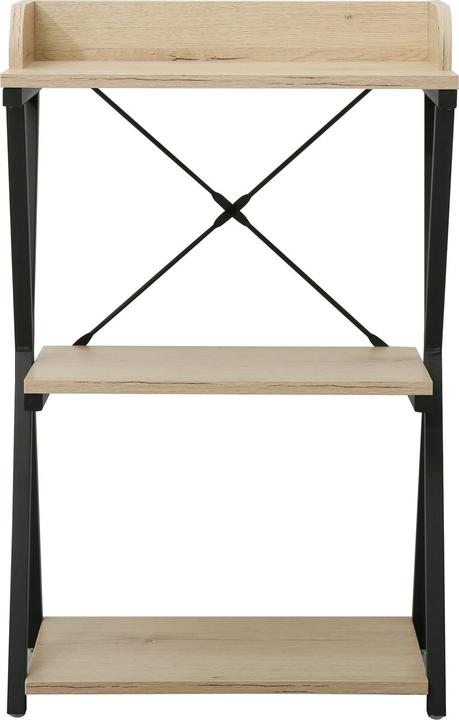 Produktbild HTI-Living Regal Cedrik mit 3 Regalfächern Artisaneiche-Schwarz (49.60 x 29 x 79 cm)
