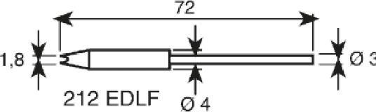 Produktbild Long life soldering tip 0.2mm (Lötspitze)