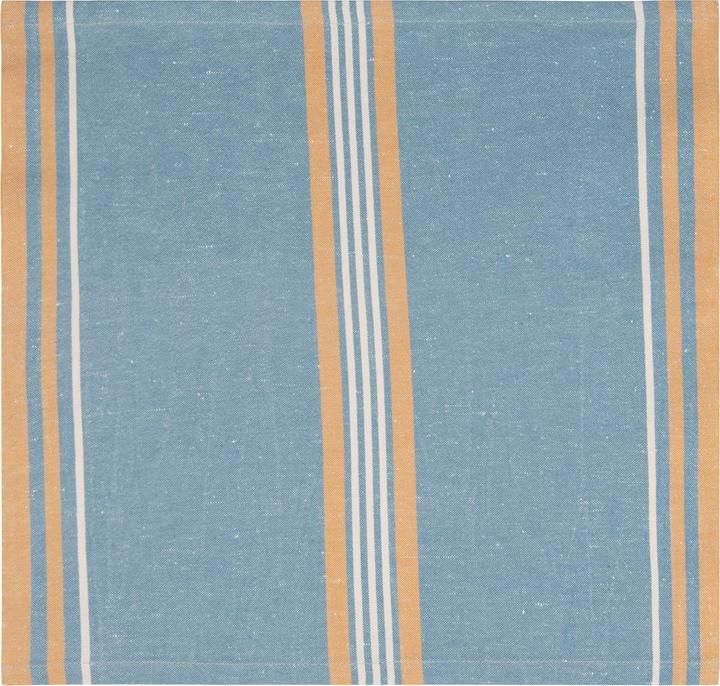 Actual product image Mungo 42 cm x 35 cm placemat Warp Stripe saltwater