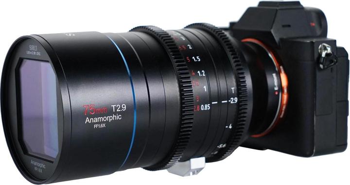 Actual product image Sirui Venus 75mm T2.9 1.6x Full-Frame Anamorphic lens(L mount) (L-Mount, full size)