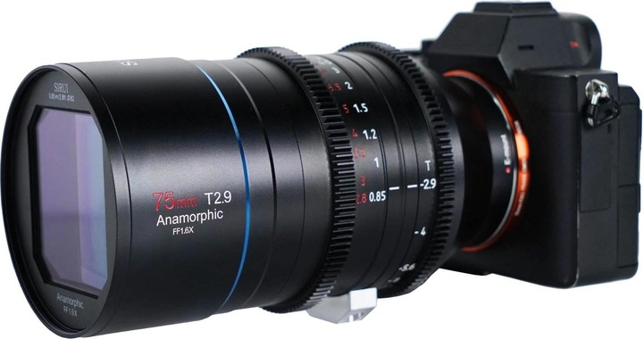 Actual product image Sirui Venus 75mm T2.9 1.6x Full-Frame Anamorphic lens(L mount) (L-Mount, full size)