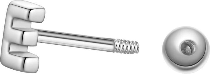 Immagine prodotto Glanzstücke München Damen Piercing Buchstabe E - 39303 (Argento, Argento)
