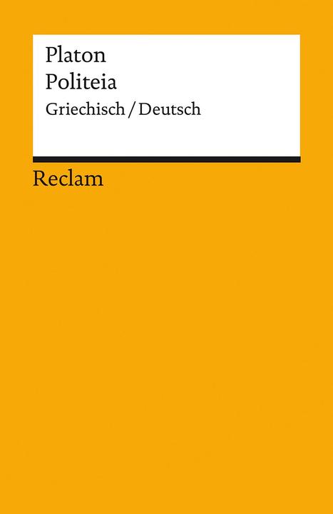 Immagine prodotto Politeia / Der Staat (Tedesco, Greco, Platone, Gernot Krapinger, 2023)