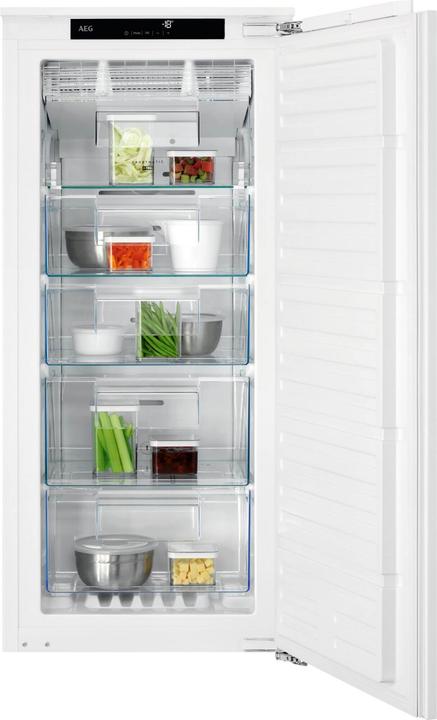 Produktbild AEG TAB7N12EF Einbau-Gefrierschrank / 1225 mm / 122 L / NoFrost / Temperaturalarm / Festtür / E, 933 (Einbau, 122 l)