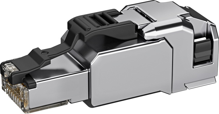 Produktbild Telegärtner RJ45-Steckverbinder (VPE 10) MFP8-SL T568A Cat.6A (Netzwerkkabel Stecker)