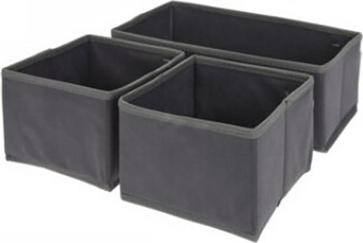 Produktbild Storage Solutions Schubladen Organizer, 3-tlg., Ordnungsboxen, dunkelgrau