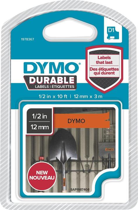 Produktbild Dymo D1 Hochleistungsbänder (1.20 cm, Orange)