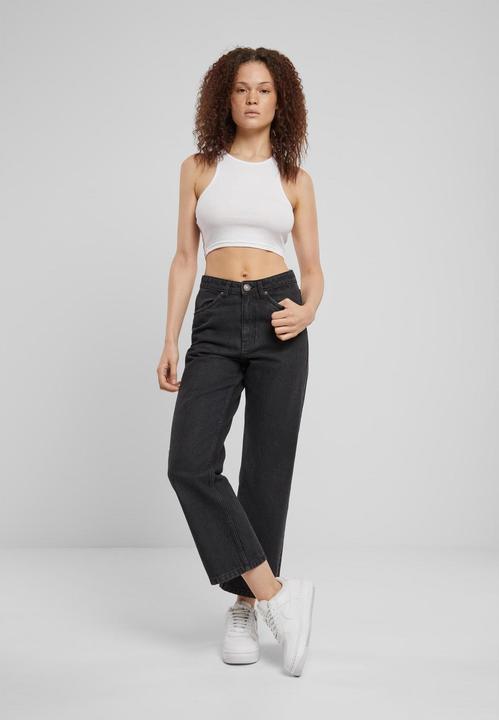 Produktbild Urban Classics Ladies Cropped Straight Leg Denim Pants - 139979 (28)