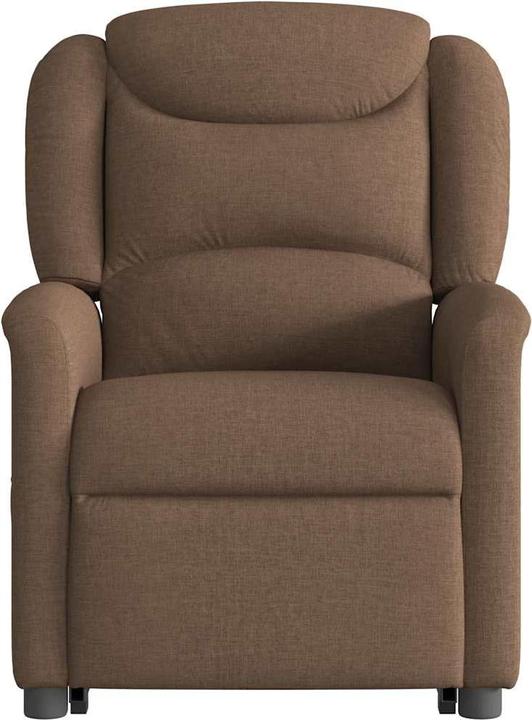 Immagine prodotto VidaXL Poltrona massaggiante con ausilio stand-up in tessuto marrone