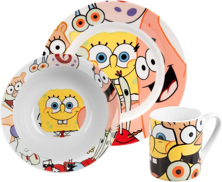 Produktbild United Labels Spongebob Schwammkopf Frühstücksset