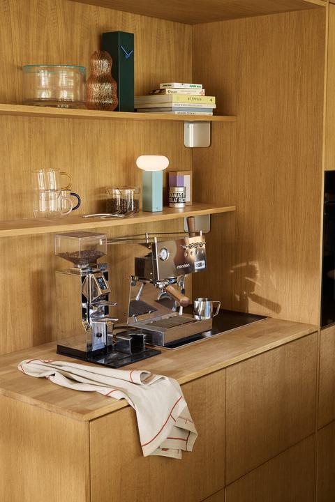 Produktbild Hübsch Low Tragbare Lampe Blau