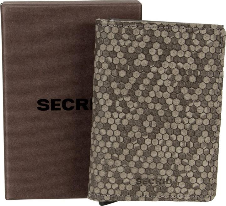 Produktbild Secrid Hexagon Slimwallet -lompakko, harmaa