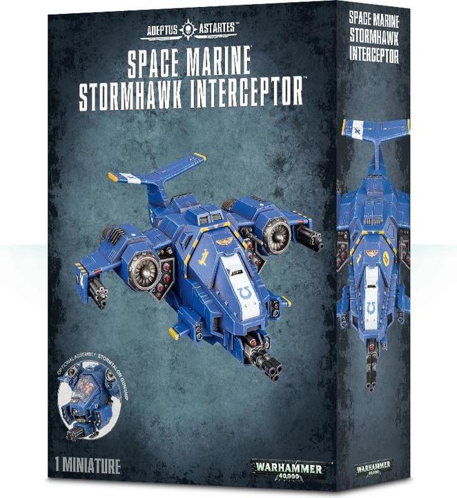 Actual product image Games Workshop Warhammer 40,000 - Space Marine Stormhawk Interceptor (Plastic)