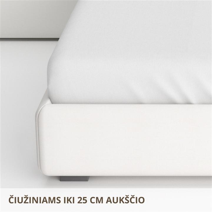 Immagine prodotto Domoletti LENZUOLO MATRIMONIALE SATEEN 140X200+25 BIANCO (140 x 200 cm)