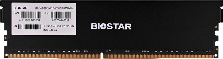 Produktbild Biostar Pamięć DDR4 16GB 3200MHz Heatsink Storming (1 x 16GB, 3200 MHz, DDR4-RAM, DIMM)