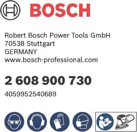Image du produit Bosch Professional Zubehör Filet abrasif pour ponceuse Multi EXPERT M480 non perforé Grain num 220 (L x l) 150 mm 100 10 pcs. (220)