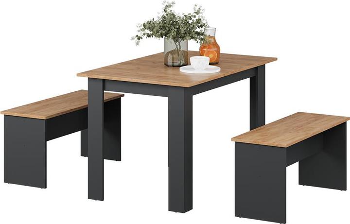 Image du produit Vicco Set Sentio avec 2 bancs (110 x 75 x 70 cm)
