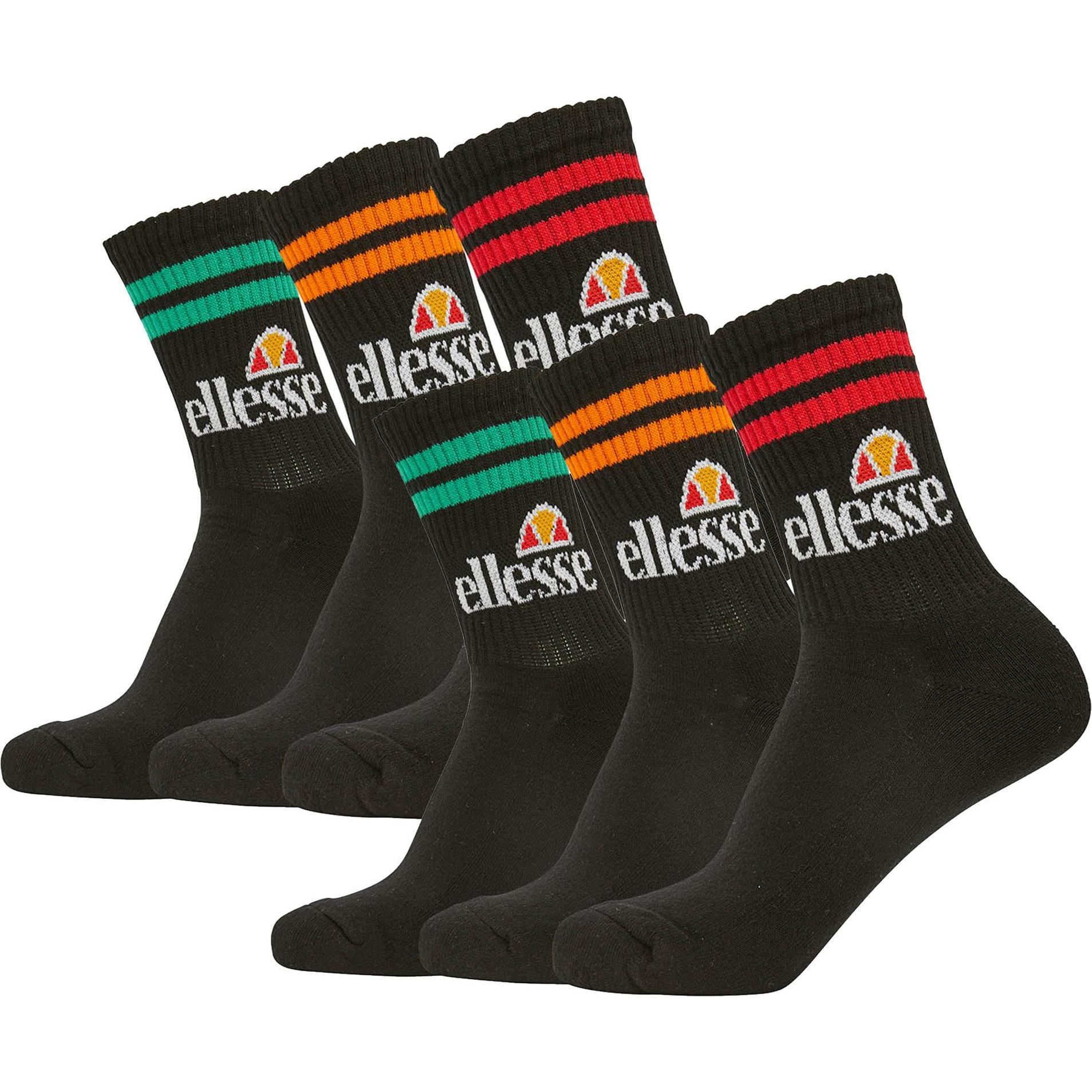 Ellesse, Herren, Socken, Socken Sportlich, Mehrfarbig, (6er Pack, 40 - 43)